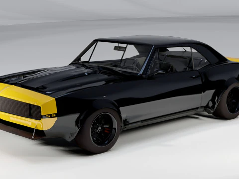 Chevrolet Camaro SS 1967 3D Model