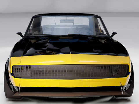 Chevrolet Camaro SS 1967 3D Model