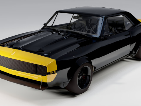 Chevrolet Camaro SS 1967 3D Model