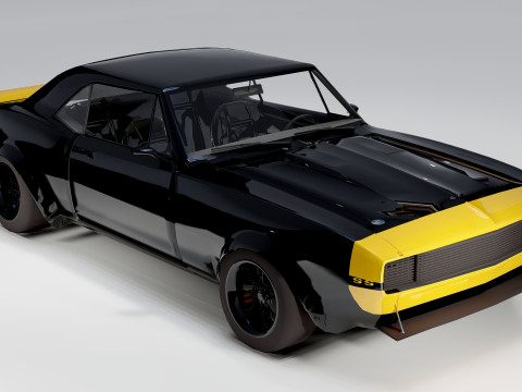 Chevrolet Camaro SS 1967 3D Model