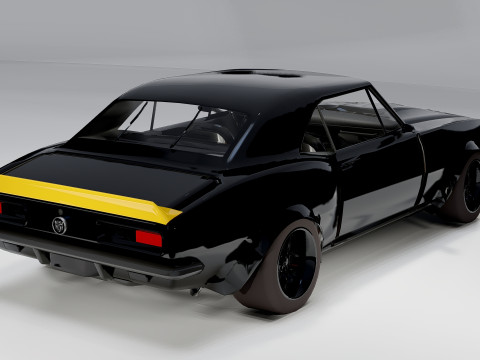 Chevrolet Camaro SS 1967 3D Model