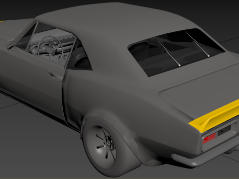Chevrolet Camaro SS 1967 3D Model