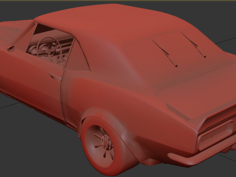 Chevrolet Camaro SS 1967 3D Model