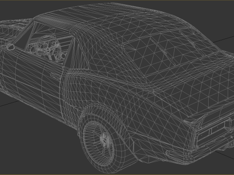 Chevrolet Camaro SS 1967 3D Model