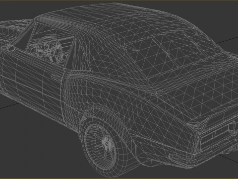 Chevrolet Camaro SS 1967 3D Model
