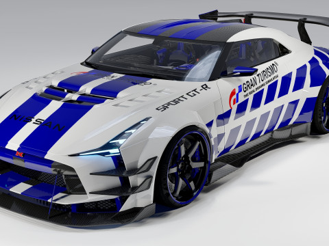 Nissan GT-R Gran Turismo Sport Sürümü 3D Model
