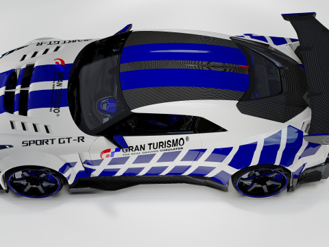 Nissan GT-R Gran Turismo Sport Sürümü 3D Model
