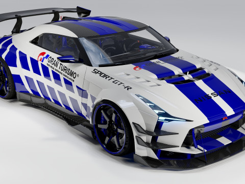 Nissan GT-R Gran Turismo Sport Sürümü 3D Model