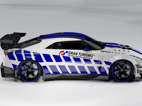 Nissan GT-R Gran Turismo Sport Sürümü 3D Model
