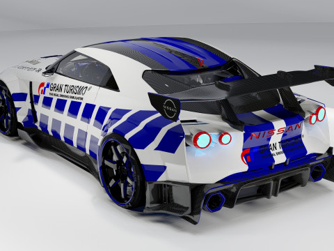 Nissan GT-R Gran Turismo Sport Sürümü 3D Model
