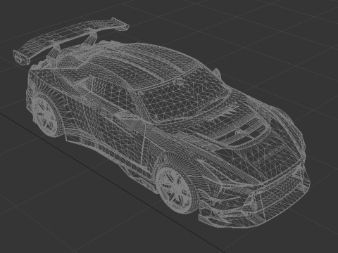 Nissan GT-R Gran Turismo Sport Sürümü 3D Model