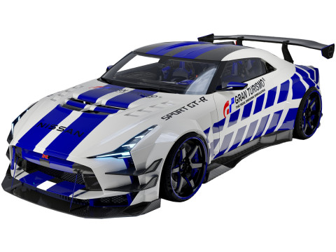 Nissan GT-R Gran Turismo Edición Deportiva Modelo 3D