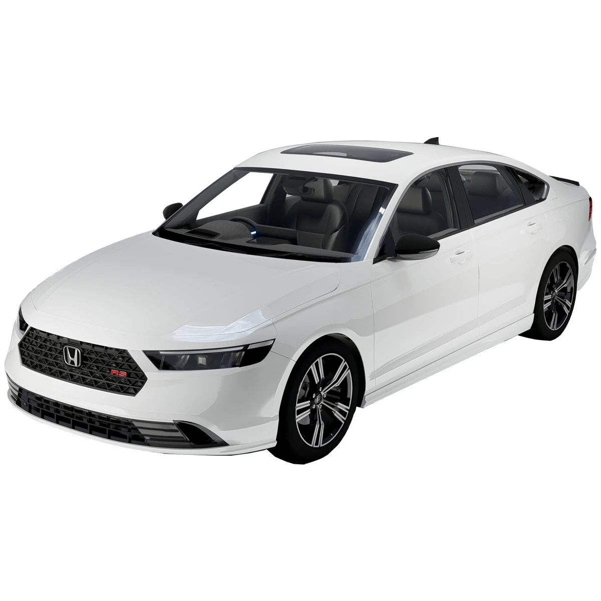 Honda Accord eHEV RS 2026 3D Model .c4d .max .obj .3ds .fbx .stl .blend