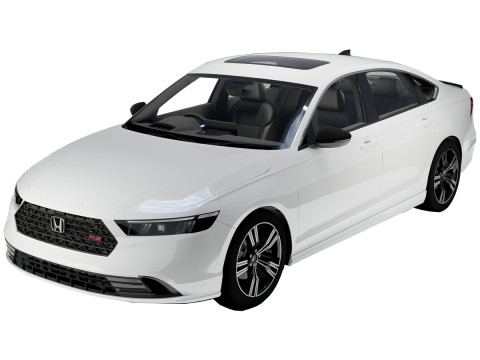 होंडा एकॉर्ड ईएचईवी आरएस 2026 3D मॉडल