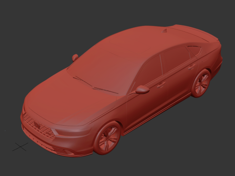 Honda Accord eHEV RS 2026 3D Model