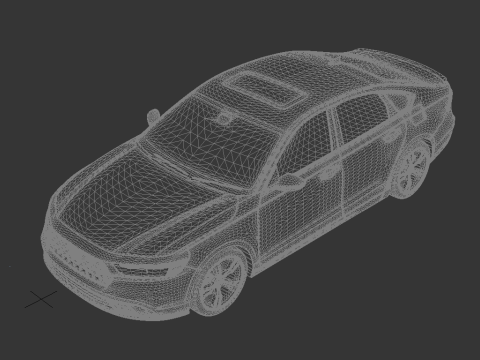 Honda Accord eHEV RS 2026 3D Model