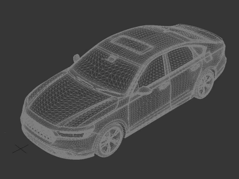 Honda Accord eHEV RS 2026 3D Model