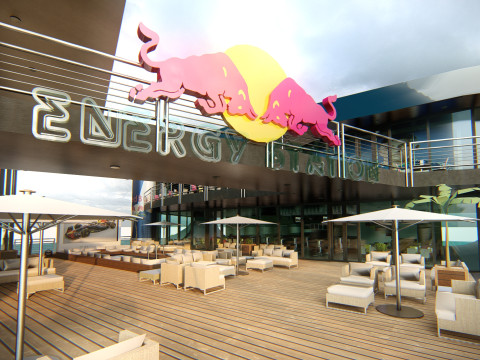 RB Formula1 Paddock Concept 3D Model