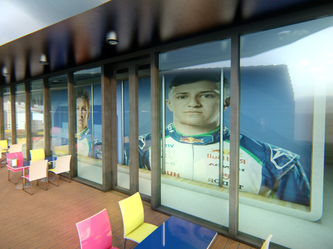 RB Formula1 Paddock Concept 3D Model