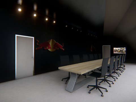 RB Formula1 Paddock Concept 3D Model