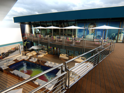 RB Formula1 Paddock Concept 3D Model