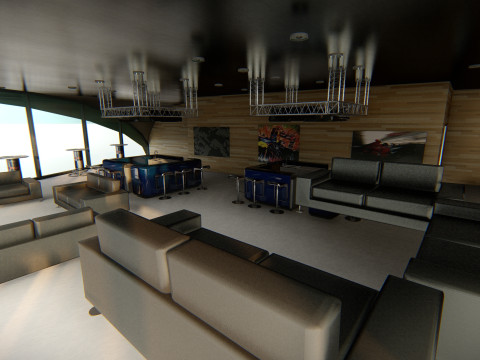 RB Formula1 Paddock Concept 3D Model