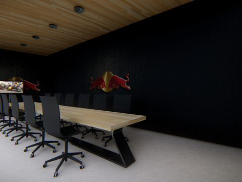 RB Formula1 Paddock Concept 3D Model