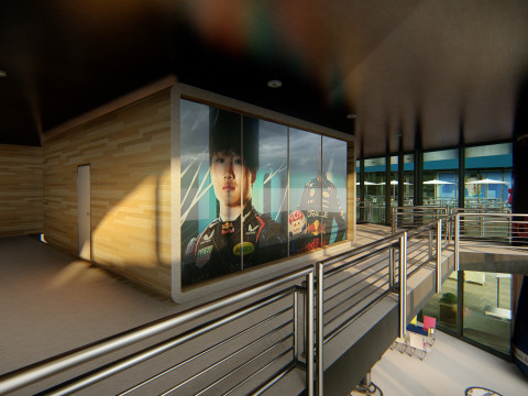 RB Formula1 Paddock Concept 3D Model