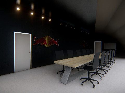 RB Formula1 Paddock Concept 3D Model