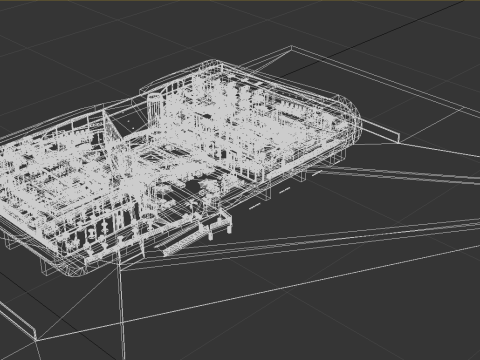 RB Formula1 Paddock Concept 3D Model
