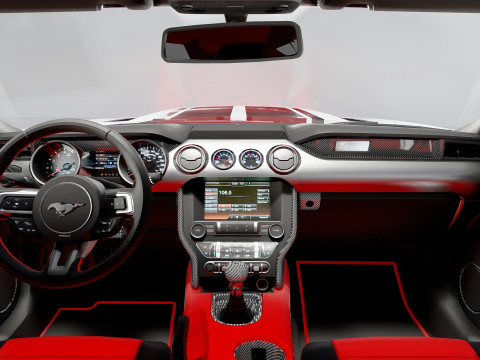 D Must ang GT Liberty Walk için İç Mekanlı Geniş Gövde 3D Model