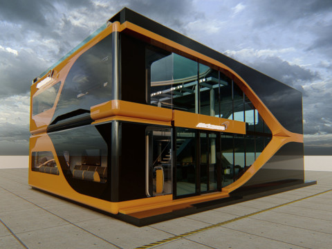 McLaren Formule 1 Paddock Concept Modèle 3D