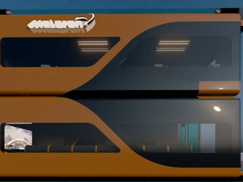 McLaren Formula1 Paddock Concept 3D Model