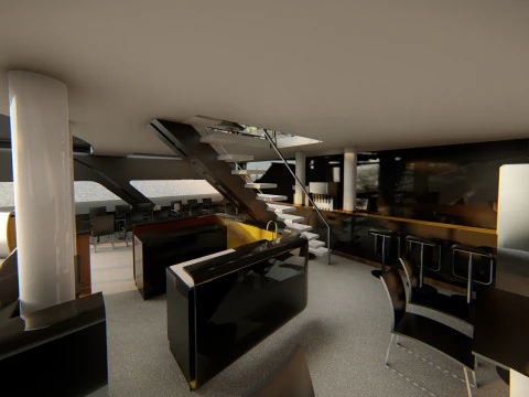 McLaren Formula1 Paddock Concept 3D Model