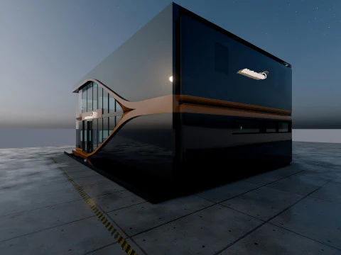 McLaren Formula1 Paddock Concept 3D Model