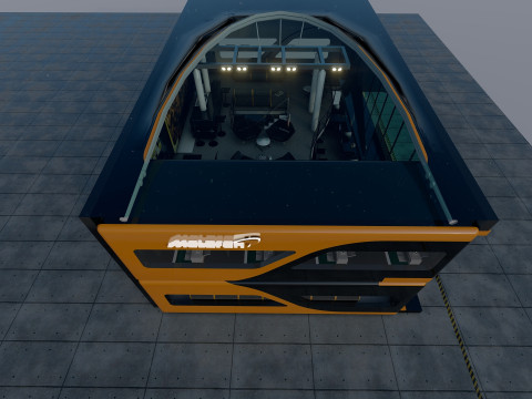 迈凯伦一级方程式围场概念 3D 模型