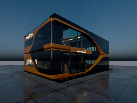 迈凯伦一级方程式围场概念 3D 模型