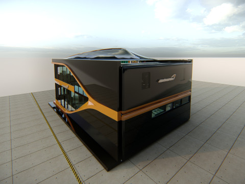 迈凯伦一级方程式围场概念 3D 模型