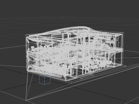 McLaren Formula1 Paddock Concept 3D Model