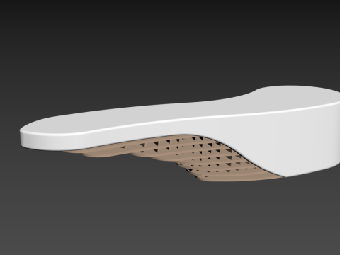 Banco reception moderno Modello 3D