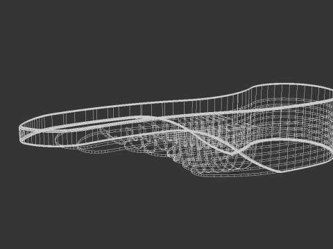 Banco reception moderno Modello 3D