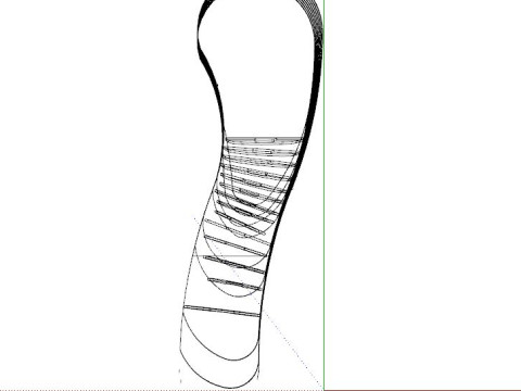 Banco reception moderno Modello 3D