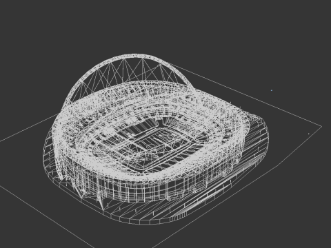 Stadion Wembley Model 3D