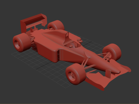Benetton B192 Formel 1 Camel-Lackierung 3D Modell