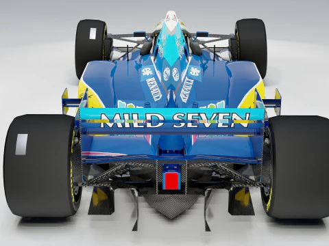 Benetton B195 Formula 1 1995 3D Model