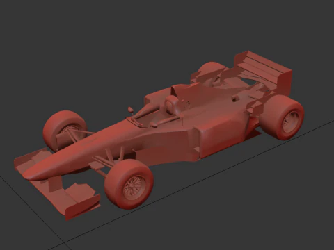 Benetton B195 Formula 1 1995 3D Model