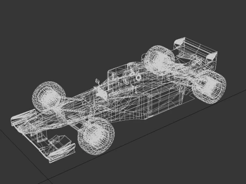 Benetton B195 Formula 1 1995 3D Model