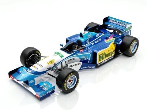 Benetton B195 Formula 1 1995 3D Model