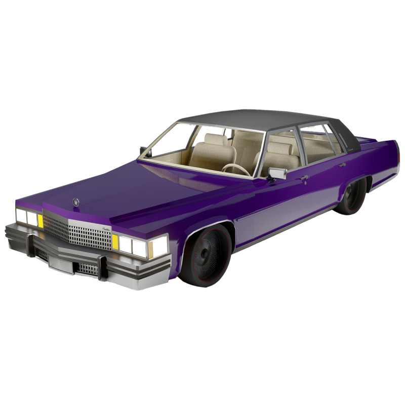 캐딜락 플릿우드 브로햄 1979 3D 모델 .c4d .max .obj .3ds .fbx .stl .blend 