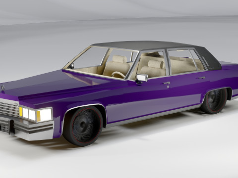 캐딜락 플릿우드 브로햄 1979 3D 모델